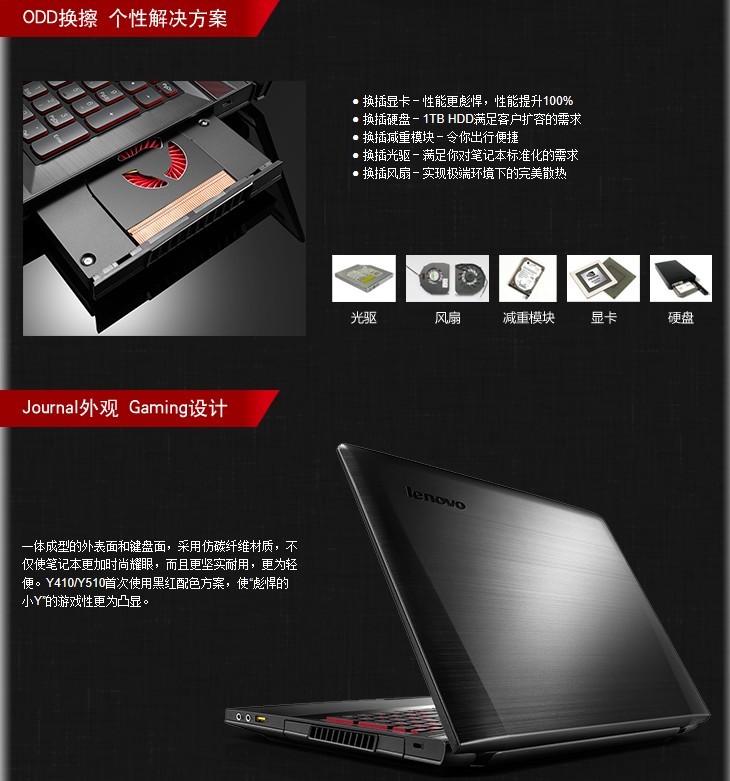 济南联想Y410P专业游戏,换插硬盘,光驱,显卡和
