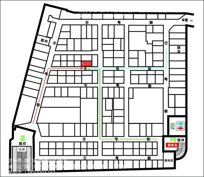 店铺路线图