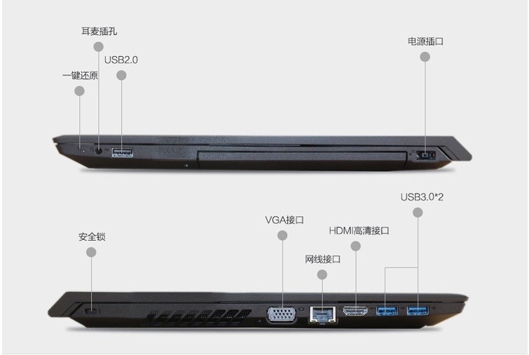 联想扬天v310-15ikb 15.6英寸笔记本电脑 轻薄便携商务办公本学生